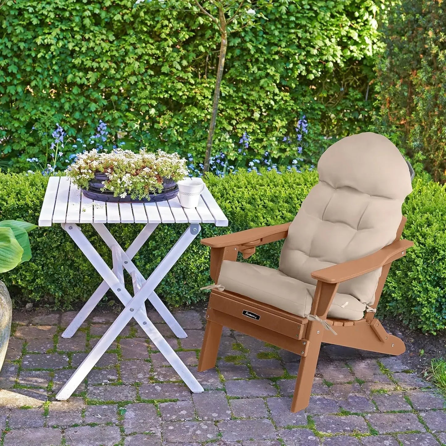 Patio Chair Cushions Set Of 4 Thick Non Slip Waterproof