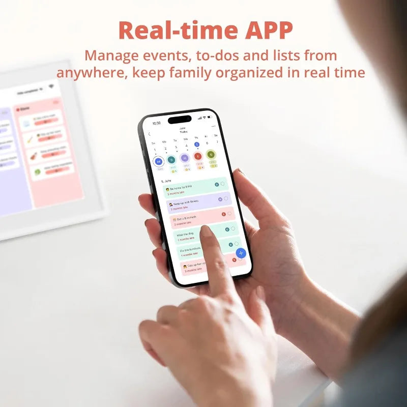 Digital Calendar Touch Screen Electronic Family Planner For Home