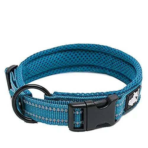 TRUELOVE Adjustable Nylon Dog Collar With Padded Reflective