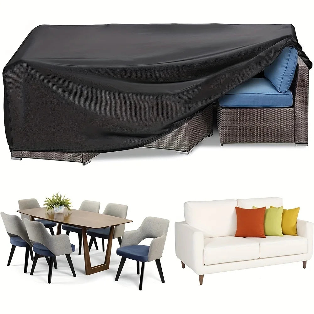 Dust Proof Rectangular Outdoor Table Cover For Terrace And Garden