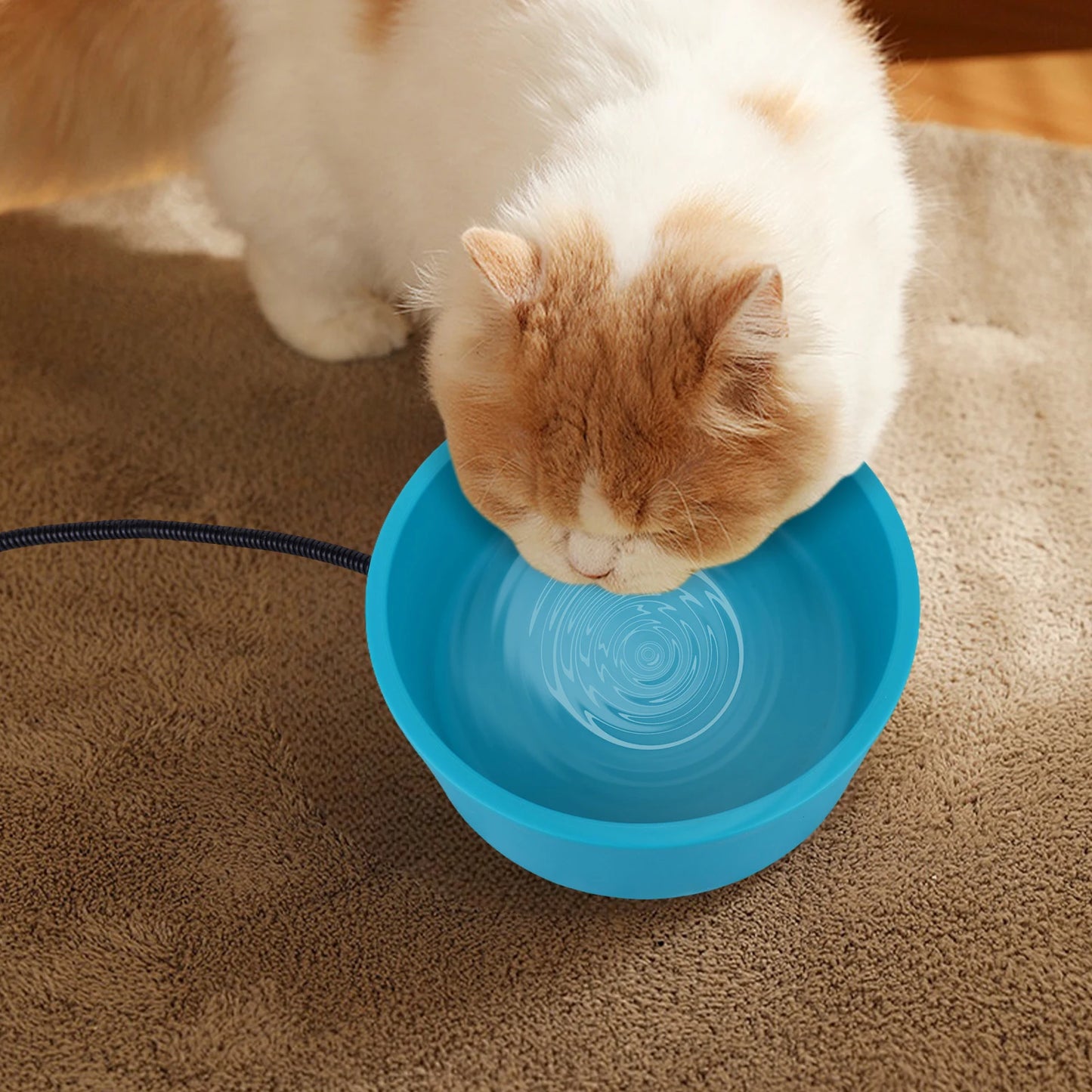 Outdoor Heated Pet Water Bowl For Dogs And Cats In Winter