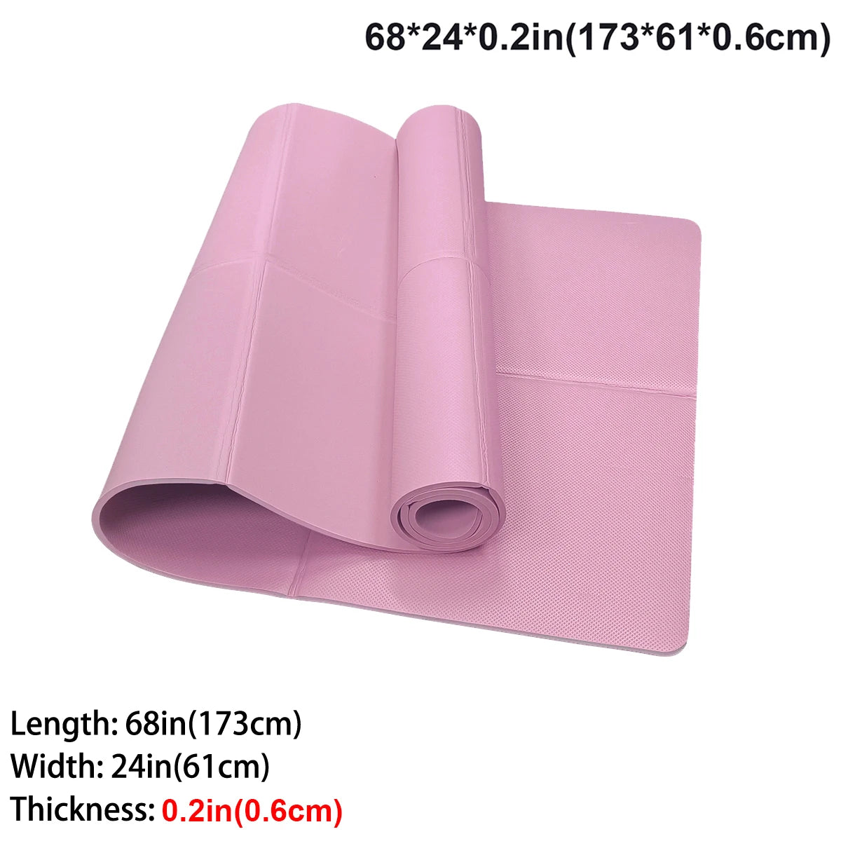 Foldable Eco Friendly EVA Yoga Mat For Travel And Workouts