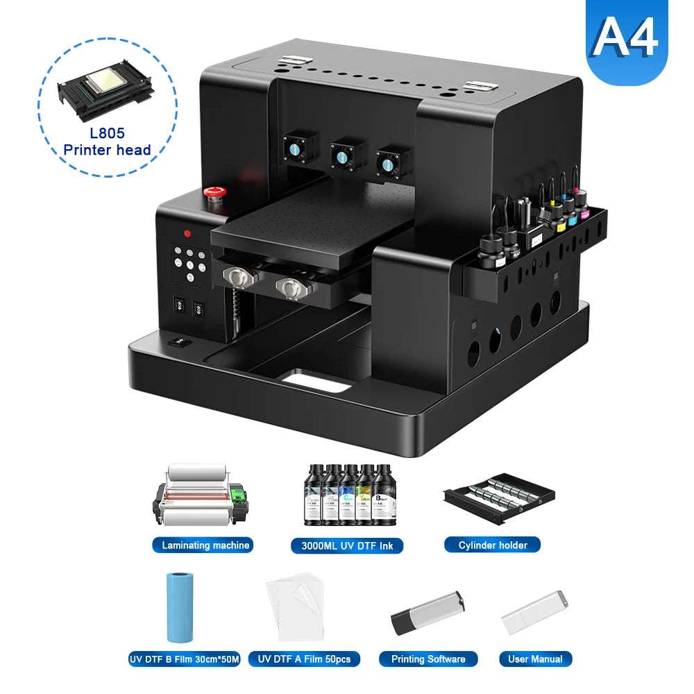 TOPPARTS Colorsun A3/A4 UV Printer XP600 L805 for DTF