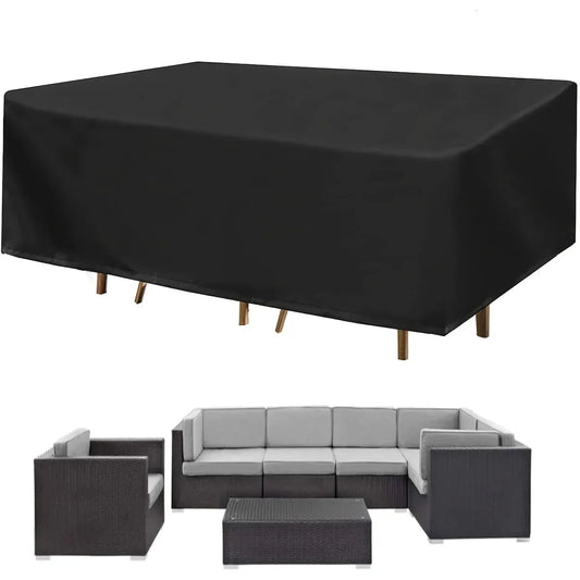 Dust Proof Rectangular Outdoor Table Cover For Terrace And Garden