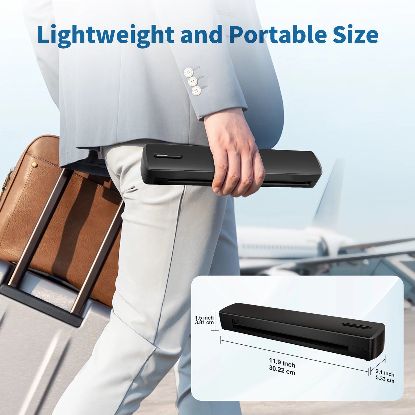 TakeYou Portable Inkless Bluetooth Thermal Printer 300DPI