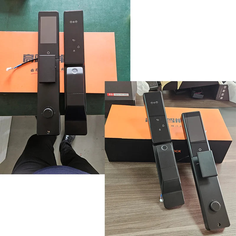 YKESDL Alexa Voice Control Smart Door Lock With Camera 3D Face Recognition