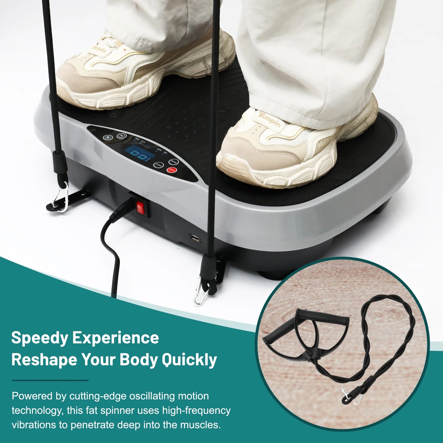 Vibration Plate Exercise Machine For Fat Burning Home Fitness