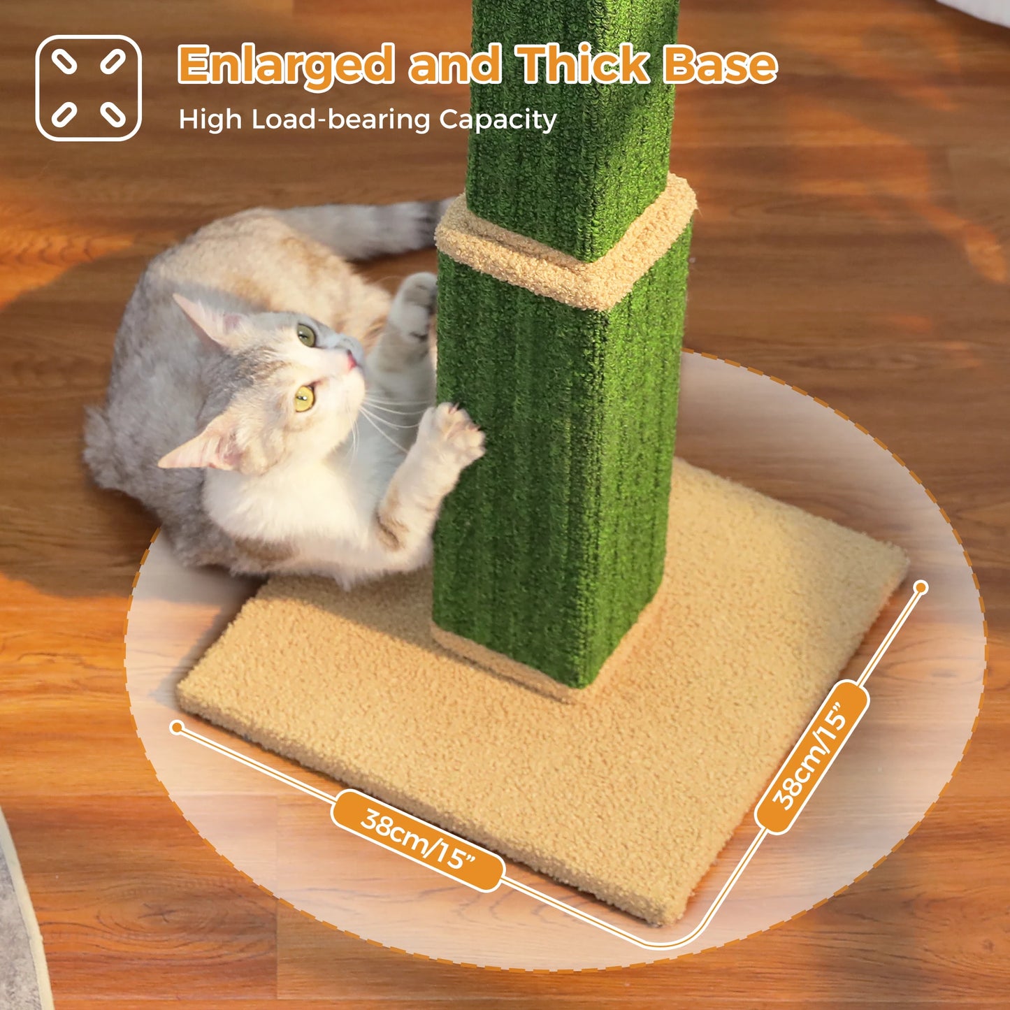 PAWZ Road Indoor Cat Scratching Post With Sisal Ball Toy