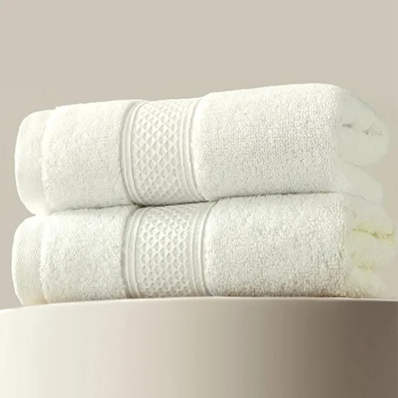 100 Percent Cotton Bath Towel Twin Pack Thickened Absorbent Soft