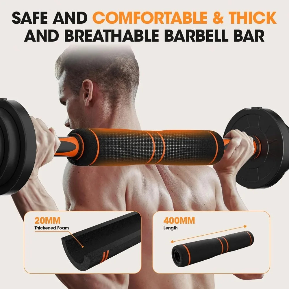 Stepwaver Adjustable Dumbbell Set 4 In 1 Multipurpose Weights