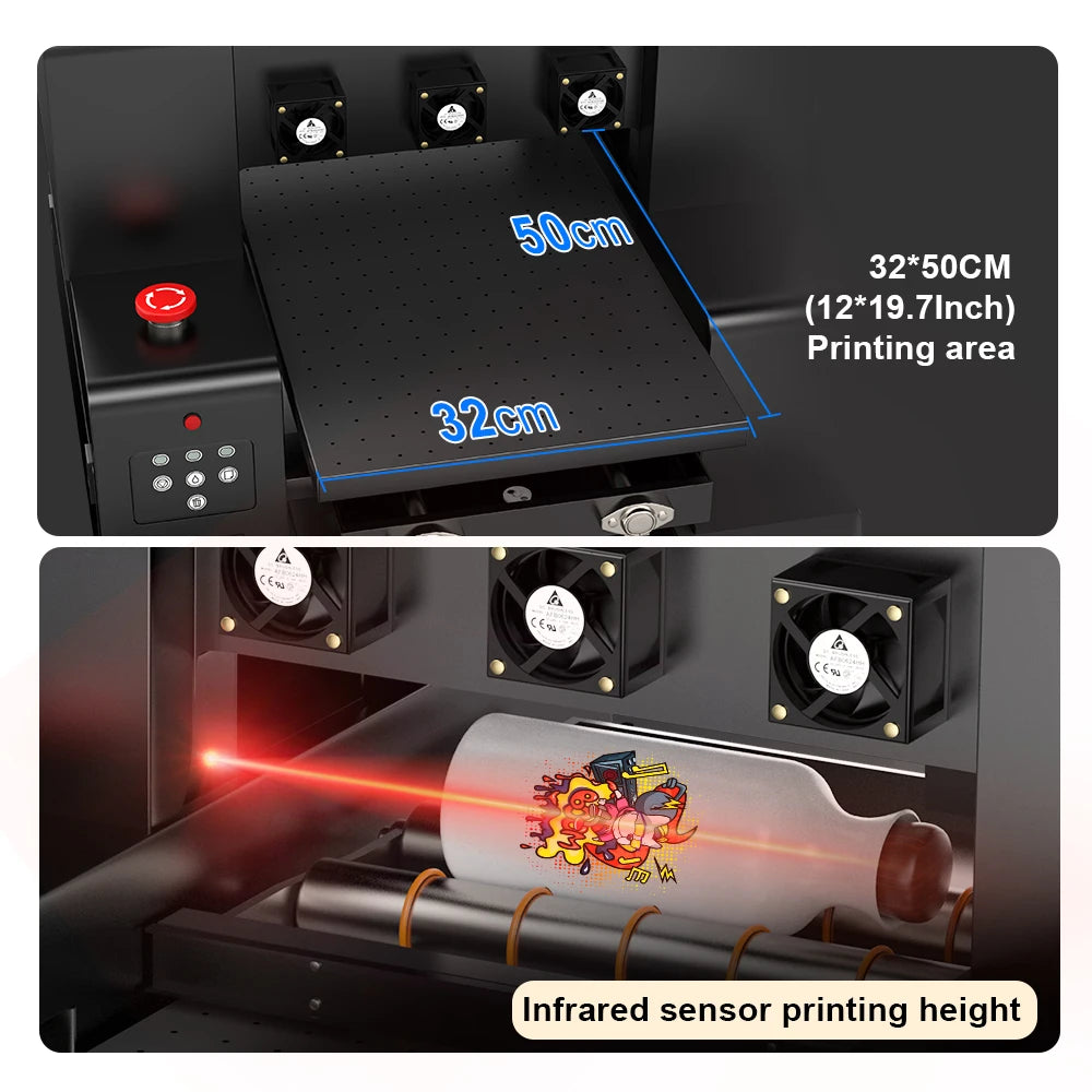 TOPPARTS Colorsun A3/A4 UV Printer XP600 L805 for DTF