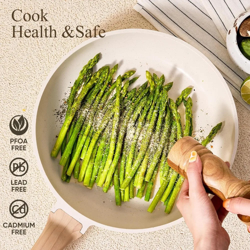 Carote 21Pcs Pots And Pans Set Nonstick Cookware Induction Ready