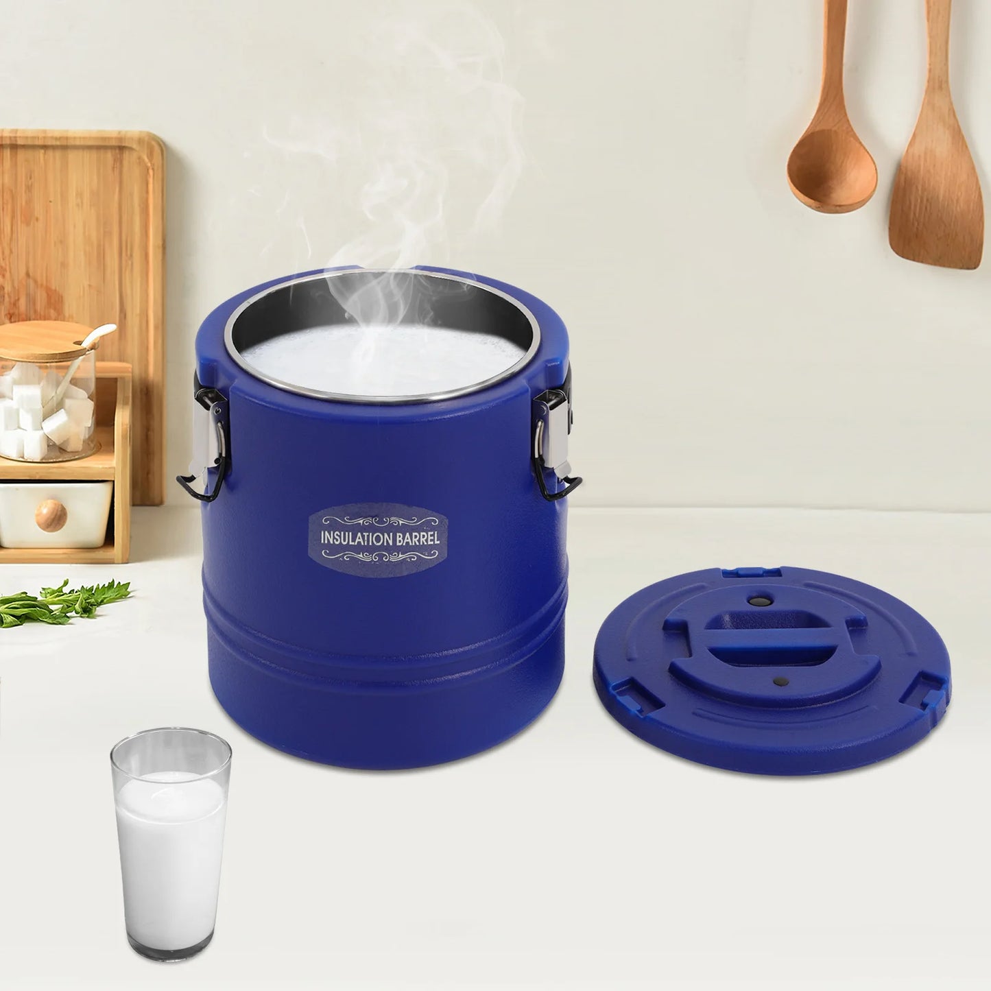 Portable Insulated Soup Bucket Hot 4-6 Hours Cold 6-8 Hours