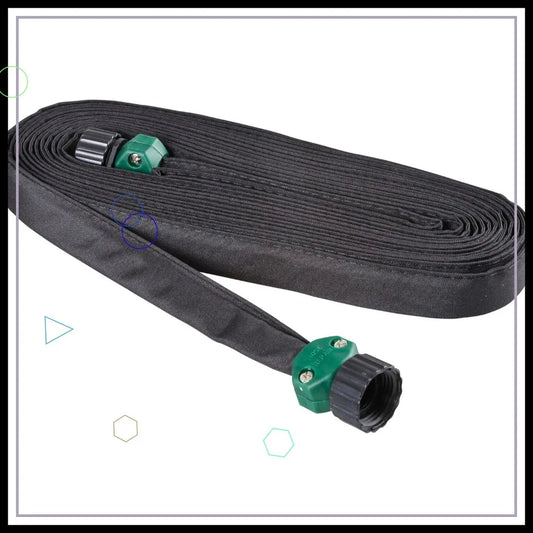 Flat Soaker Garden Hose For Efficient Watering Flexible Storage
