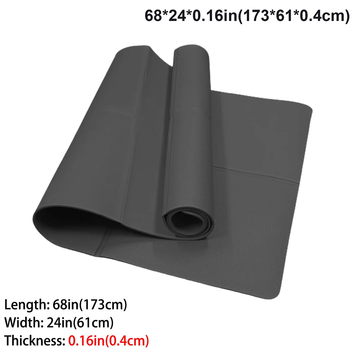 Foldable Eco Friendly EVA Yoga Mat For Travel And Workouts