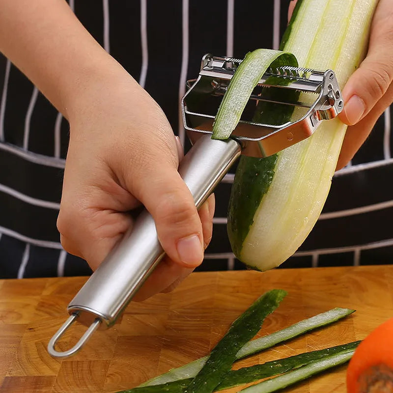 Kitchya Stainless Steel Double-Head Vegetable Peeler Multi-Function