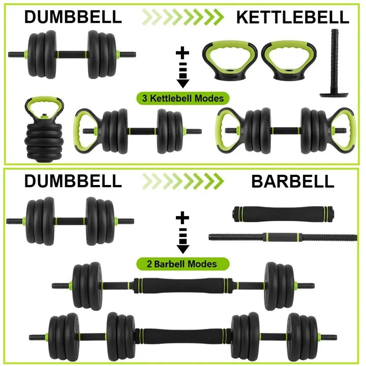 TWISTER.CK Adjustable Dumbbells 44 66 88 Lbs 4In1 Home Gym