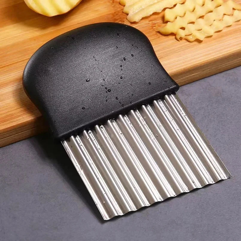 Stainless Steel Wave Knife Potato Cutter For French Fries