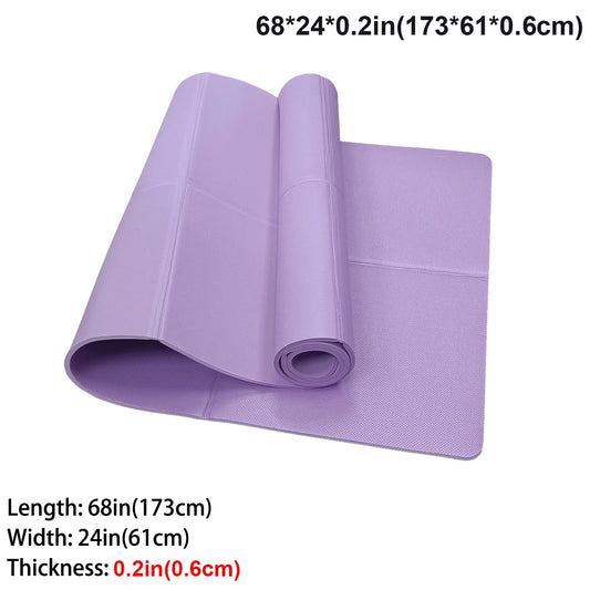 Foldable Eco Friendly EVA Yoga Mat For Travel And Workouts
