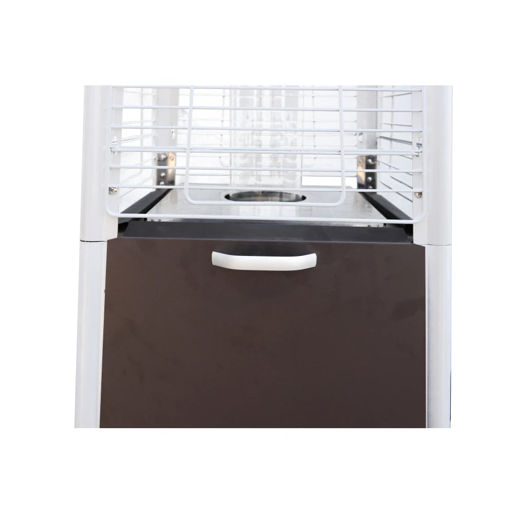 Commercial Grade Standing Propane Patio Heater Outdoors