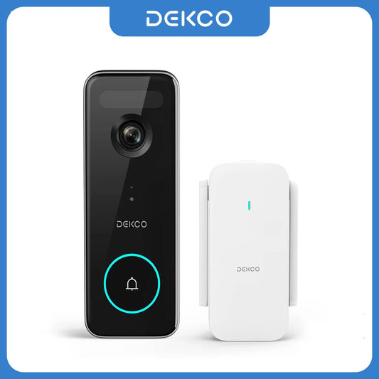 DEKCO 5MP Ultra HD WiFi Video Doorbell With PIR Motion