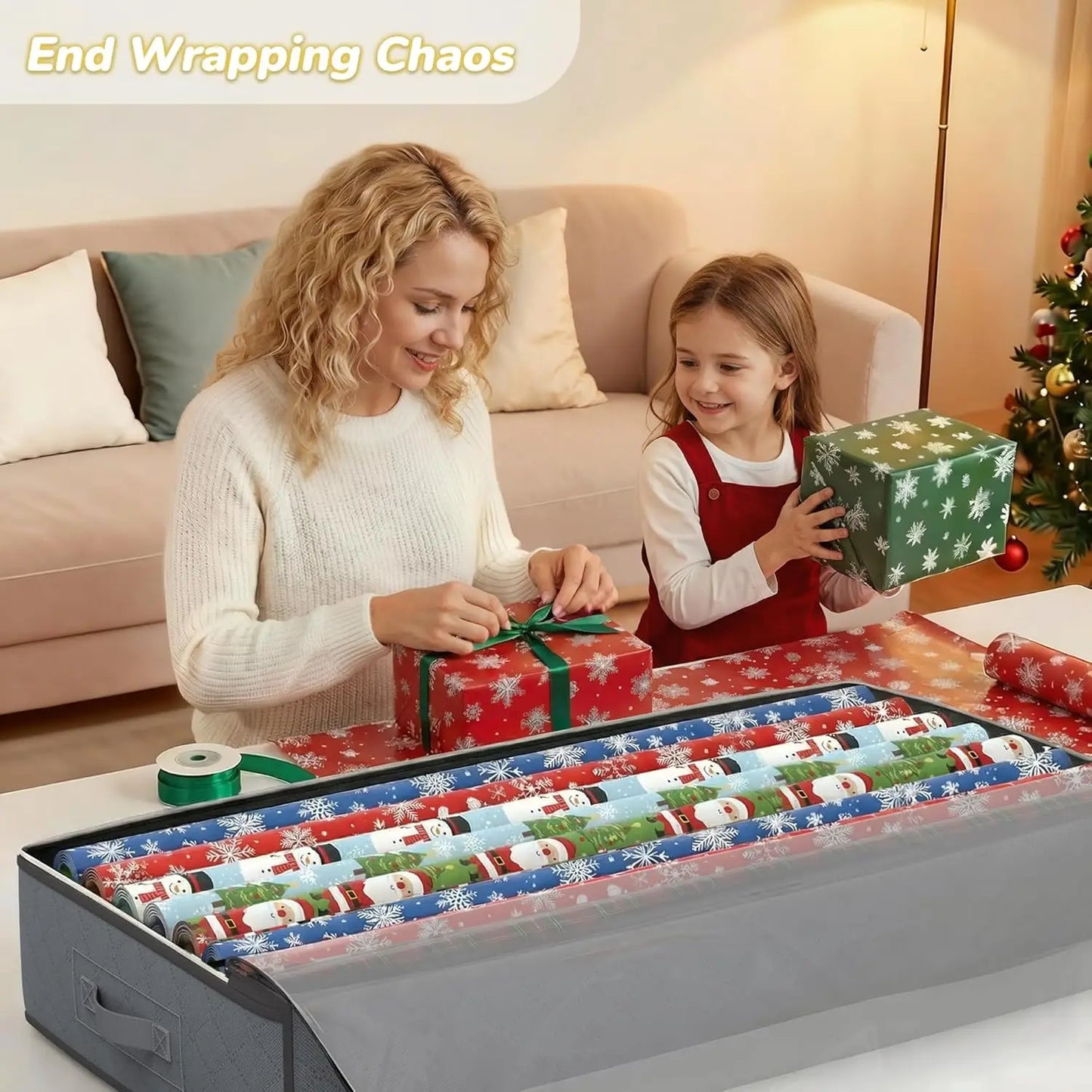 Foldable Under Bed Storage Containers For Linen And Clothing