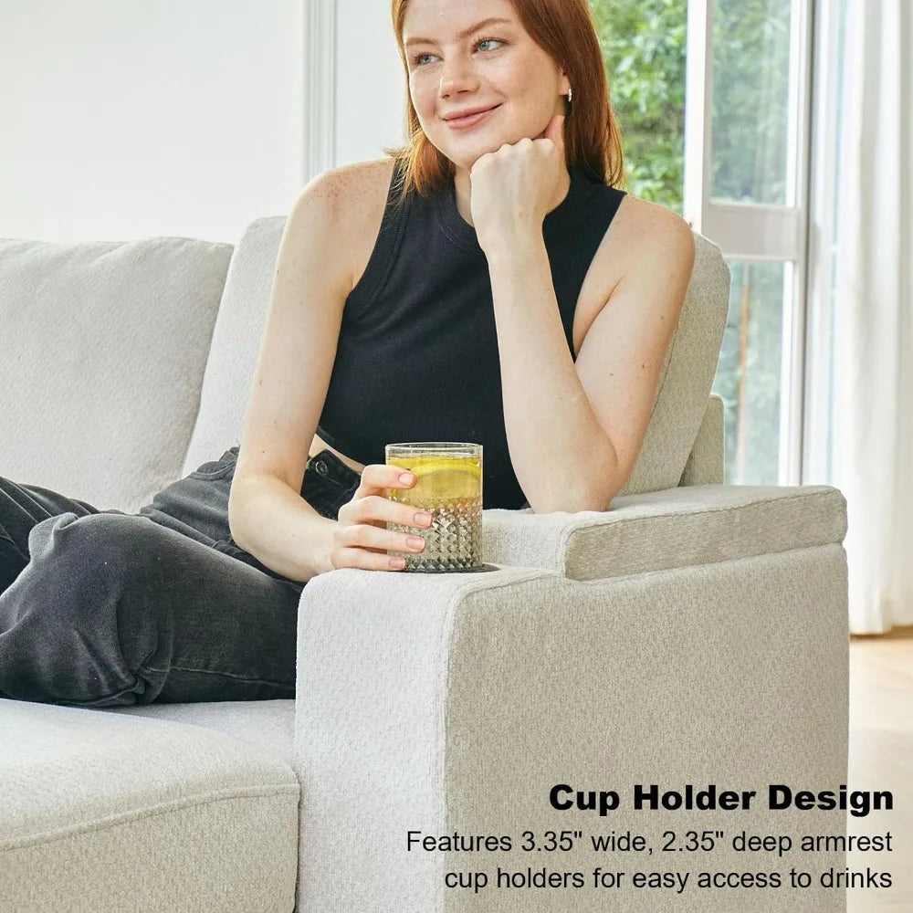 Modular Sectional Sofa With Storage U Shape Corner Couch
