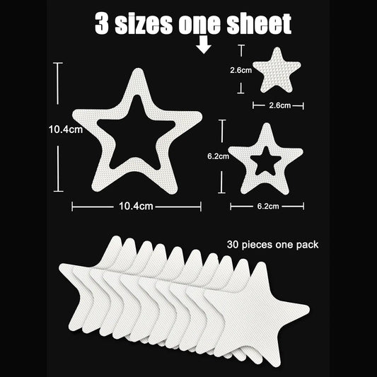 Anti Slip Shower Tread Stickers 10 Pack Bathtub And Shower