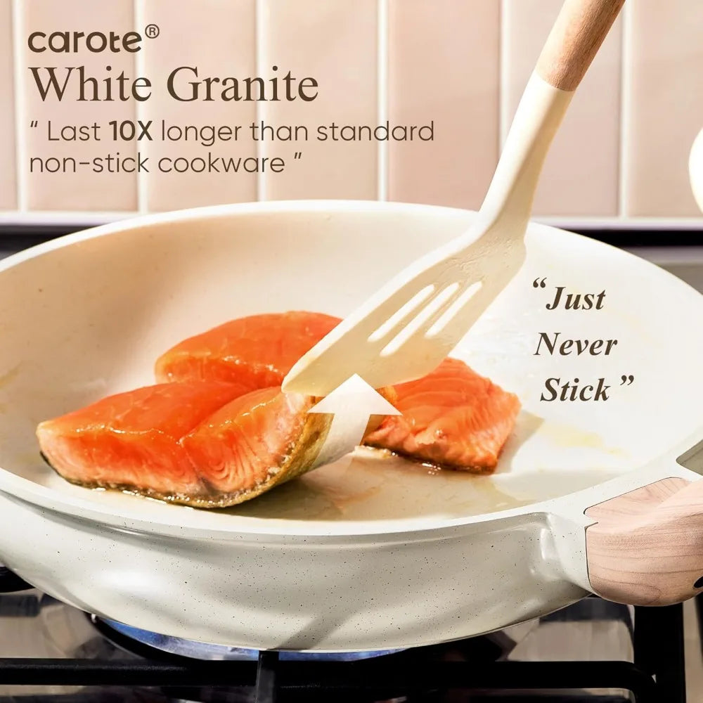 Carote 21Pcs Pots And Pans Set Nonstick Cookware Induction Ready
