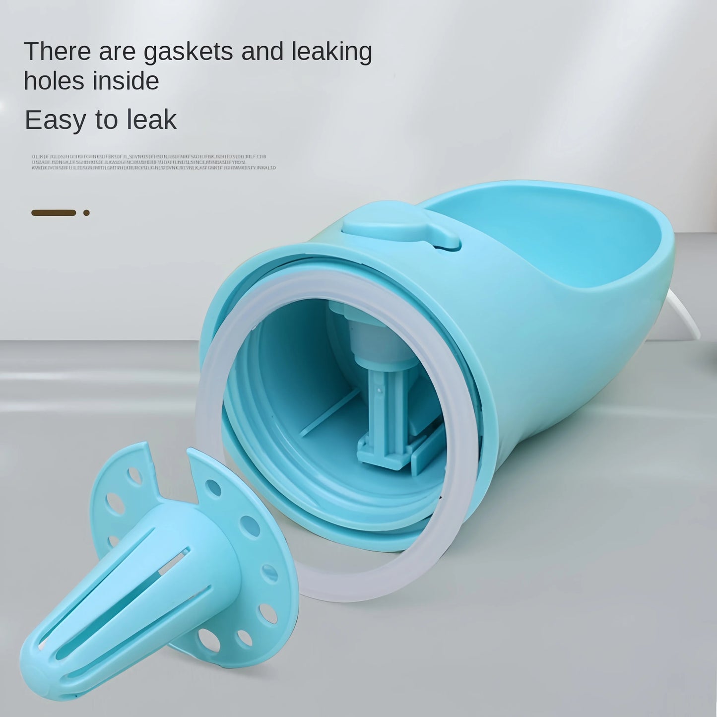 Portable Pet Water Bottle With Food Storage For Dogs