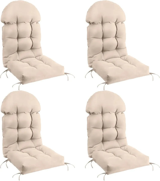 Patio Chair Cushions Set Of 4 Thick Non Slip Waterproof