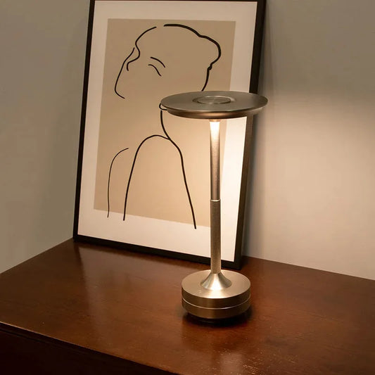 HPH Touch Sensor LED Table Lamp 2 Pack Rechargeable Adjustable
