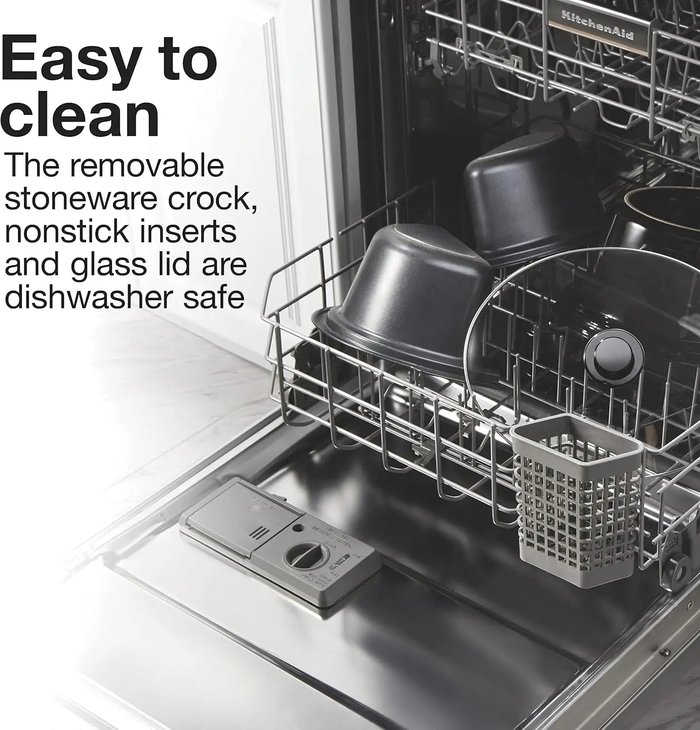 Abay Double Dish Slow Cooker With Dual Nonstick Inserts