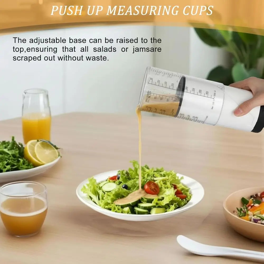 Adjustable Measuring Cups And Spoons Set With 2 Cup Capacity