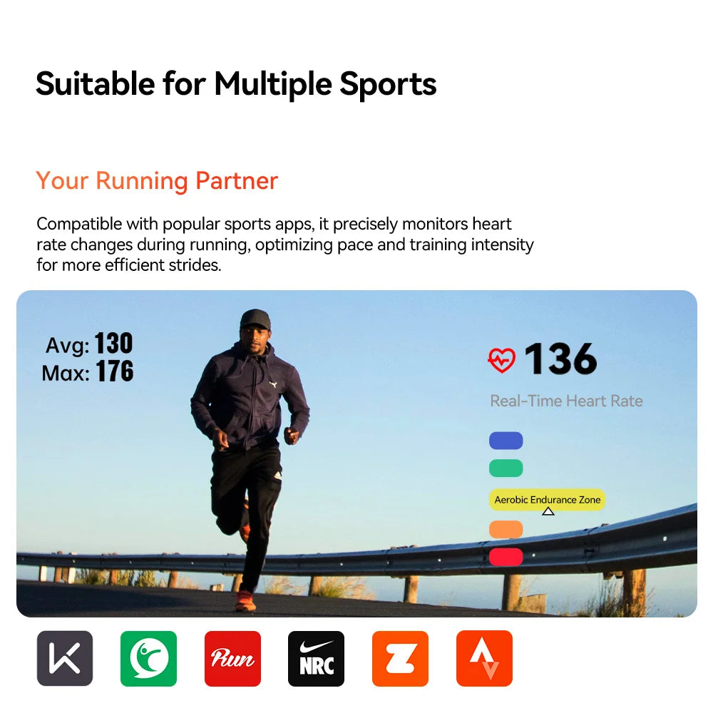 iGPSPORT HR50 Heart Rate Monitor Chest Strap For Fitness