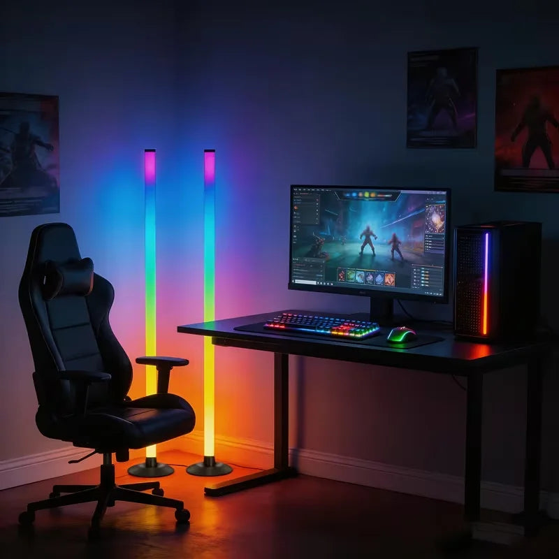 NOVEYEE Smart LED Floor Lamp RGB Remote App Music Sync