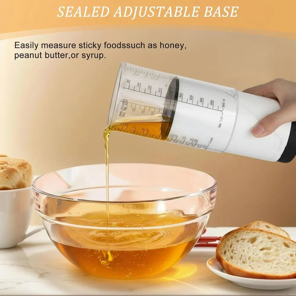 Adjustable Measuring Cups And Spoons Set With 2 Cup Capacity