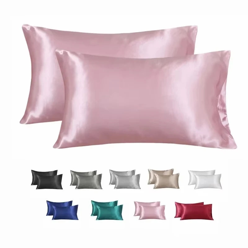 Satin Hair Pillowcase For Healthy Sleep Comfort And Beauty Home Decor