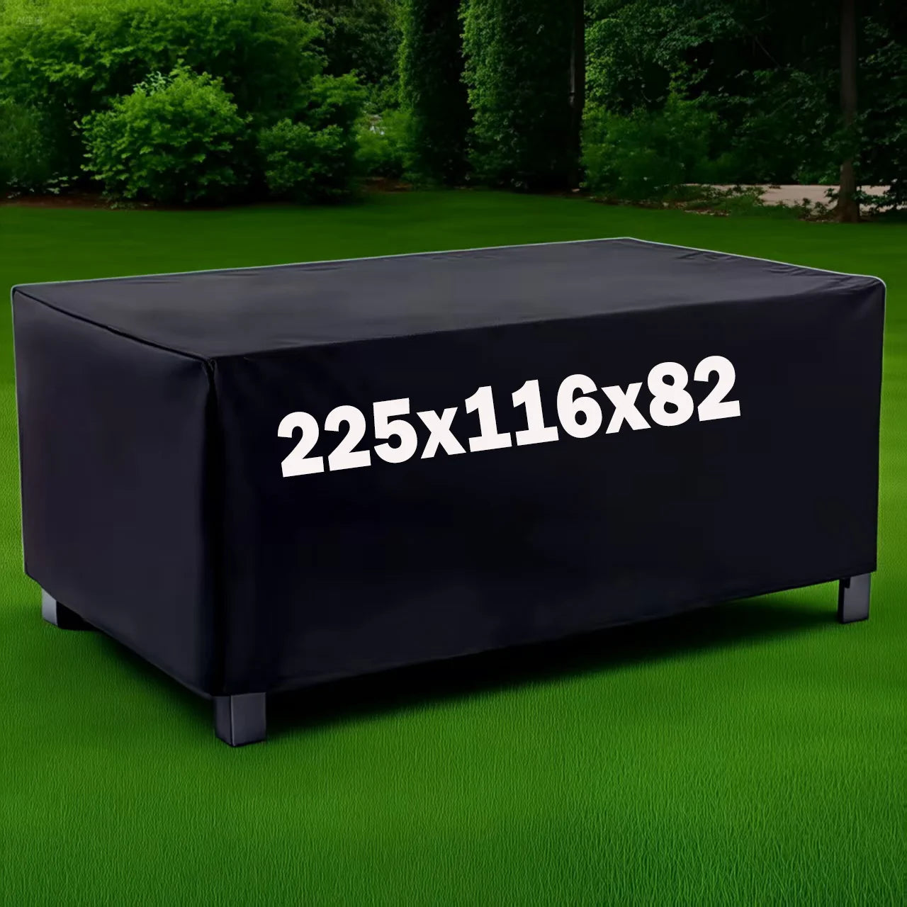 Dust Proof Rectangular Outdoor Table Cover For Terrace And Garden